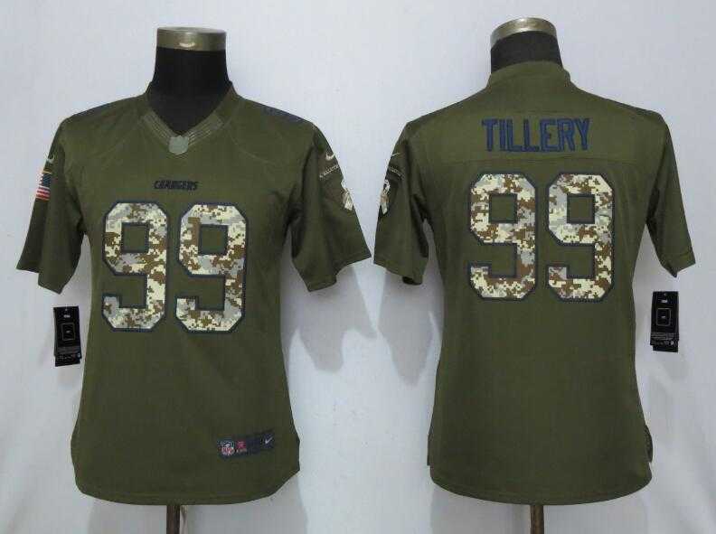 Women Nike Chargers 99 Tillery Green Salute To Service Limited Jersey,We sell and wholesale Women Nike Chargers 99 Tillery Green Salute To Service Limited Jersey on line form chian!